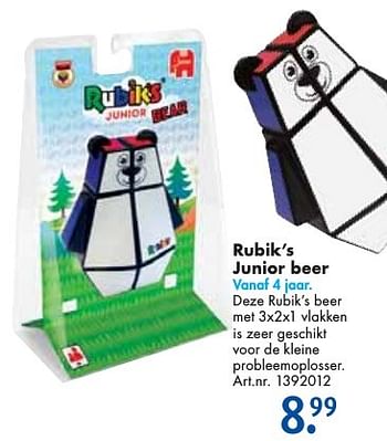 Aanbiedingen Rubik`s junior beer - Rubik's - Geldig van 24/09/2016 tot 07/12/2016 bij Bart Smit