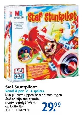 Aanbiedingen Stef stuntpiloot - MB - Geldig van 24/09/2016 tot 07/12/2016 bij Bart Smit