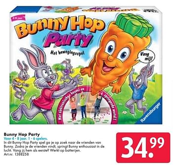 Aanbiedingen Bunny hop party - Ravensburger - Geldig van 24/09/2016 tot 07/12/2016 bij Bart Smit