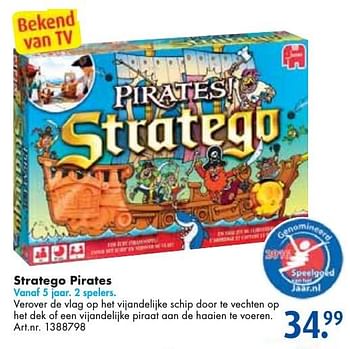 Aanbiedingen Stratego pirates - Jumbo - Geldig van 24/09/2016 tot 07/12/2016 bij Bart Smit