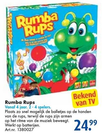 Aanbiedingen Rumba rups - Goliath - Geldig van 24/09/2016 tot 07/12/2016 bij Bart Smit