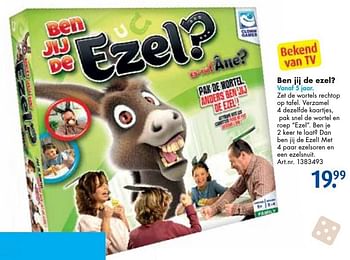 Aanbiedingen Ben jij de ezel? - Clown Games - Geldig van 24/09/2016 tot 07/12/2016 bij Bart Smit