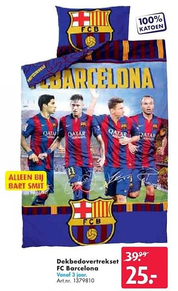 Aanbiedingen Dekbedovertrekset fc barcelona - FC Barcelona - Geldig van 24/09/2016 tot 07/12/2016 bij Bart Smit