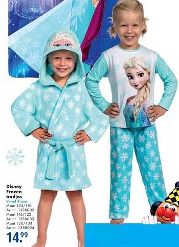 Aanbiedingen Disney frozen badjas - Disney  Frozen - Geldig van 24/09/2016 tot 07/12/2016 bij Bart Smit