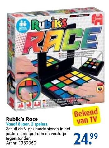 Aanbiedingen Rubik`s race - Rubik's - Geldig van 24/09/2016 tot 07/12/2016 bij Bart Smit