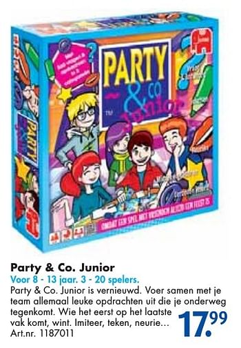 Aanbiedingen Party + co. junior - Jumbo - Geldig van 24/09/2016 tot 07/12/2016 bij Bart Smit