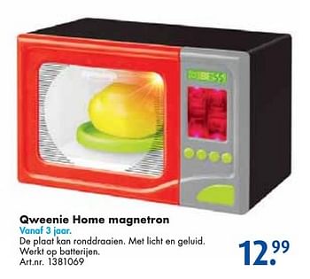 Aanbiedingen Qweenie home magnetron - Qweenie Home - Geldig van 24/09/2016 tot 07/12/2016 bij Bart Smit