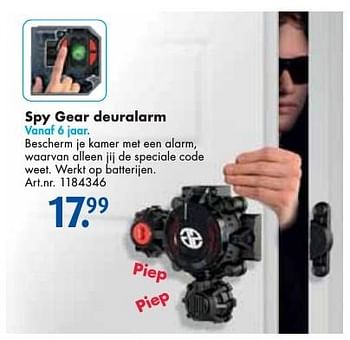 Aanbiedingen Spy gear deuralarm - Spy gear - Geldig van 24/09/2016 tot 07/12/2016 bij Bart Smit