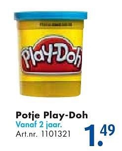 Aanbiedingen Potje play-doh - Play-Doh - Geldig van 24/09/2016 tot 07/12/2016 bij Bart Smit