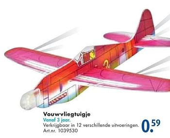 Aanbiedingen Vouwvliegtuigje - Huismerk - Bart Smit - Geldig van 24/09/2016 tot 07/12/2016 bij Bart Smit