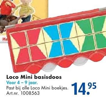 Aanbiedingen Loco mini basisdoos - Loco - Geldig van 24/09/2016 tot 07/12/2016 bij Bart Smit