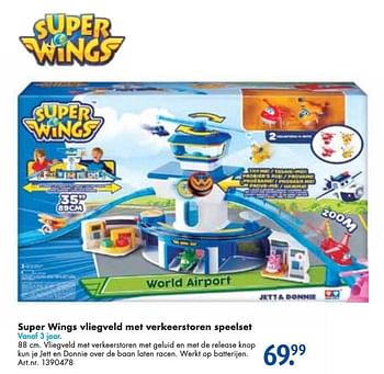 Aanbiedingen Super wings vliegveld met verkeerstoren speelset - Super Wings  - Geldig van 24/09/2016 tot 07/12/2016 bij Bart Smit