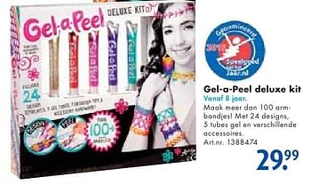 Aanbiedingen Gel-a-peel deluxe kit - Gel-a-Peel - Geldig van 24/09/2016 tot 07/12/2016 bij Bart Smit