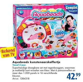 Aanbiedingen Aquabeads kunstenaarskoffertje - Aquabeads - Geldig van 24/09/2016 tot 07/12/2016 bij Bart Smit