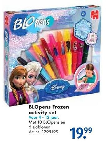 Aanbiedingen Blopens frozen activity set - Jumbo - Geldig van 24/09/2016 tot 07/12/2016 bij Bart Smit