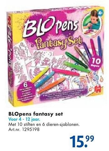 Aanbiedingen Blopens fantasy set - Jumbo - Geldig van 24/09/2016 tot 07/12/2016 bij Bart Smit