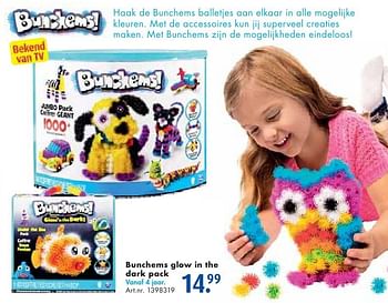 Aanbiedingen Bunchems glow in the dark pack - Bunchems - Geldig van 24/09/2016 tot 07/12/2016 bij Bart Smit