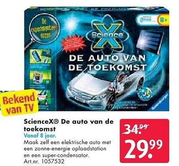 Aanbiedingen Sciencex de auto van de toekomst - Ravensburger - Geldig van 24/09/2016 tot 07/12/2016 bij Bart Smit