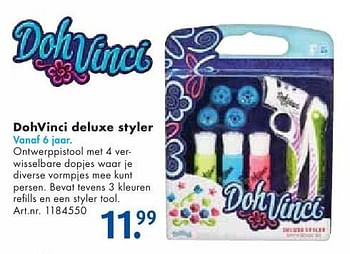 Aanbiedingen Dohvinci deluxe styler - DohVinci - Geldig van 24/09/2016 tot 07/12/2016 bij Bart Smit