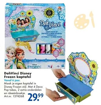 Aanbiedingen Dohvinci disney frozen kaptafel - DohVinci - Geldig van 24/09/2016 tot 07/12/2016 bij Bart Smit