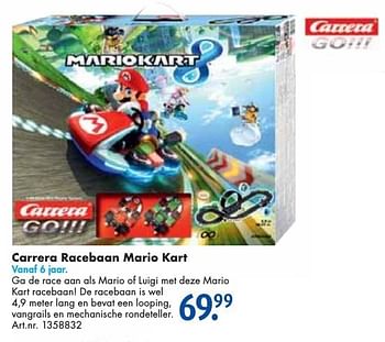 Aanbiedingen Carrera racebaan mario kart - Carrera - Geldig van 24/09/2016 tot 07/12/2016 bij Bart Smit