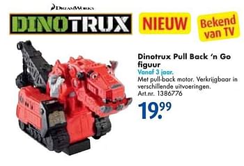 Aanbiedingen Dinotrux pull back `n go figuur - Dreamworks - Geldig van 24/09/2016 tot 07/12/2016 bij Bart Smit