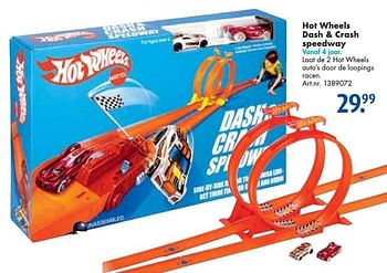 Aanbiedingen Hot wheels dash + crash speedway - Hot Wheels - Geldig van 24/09/2016 tot 07/12/2016 bij Bart Smit