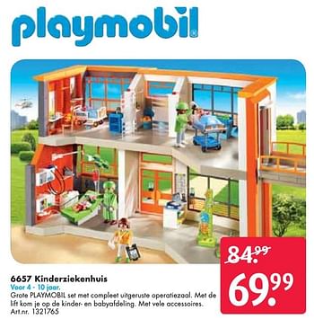 Aanbiedingen Kinderziekenhuis - Playmobil - Geldig van 24/09/2016 tot 07/12/2016 bij Bart Smit