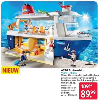 Aanbiedingen Cruiseschip - Playmobil - Geldig van 24/09/2016 tot 07/12/2016 bij Bart Smit