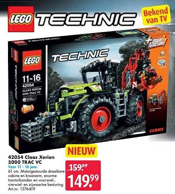 Aanbiedingen Claas xerion 5000 trac vc - Lego - Geldig van 24/09/2016 tot 07/12/2016 bij Bart Smit