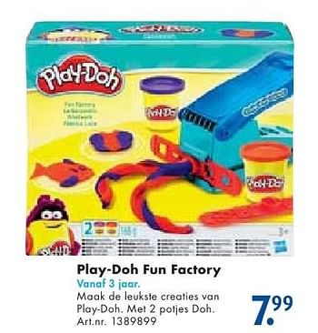 Aanbiedingen Play-doh fun factory - Play-Doh - Geldig van 24/09/2016 tot 07/12/2016 bij Bart Smit