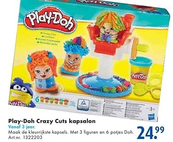 Aanbiedingen Play-doh crazy cuts kapsalon - Play-Doh - Geldig van 24/09/2016 tot 07/12/2016 bij Bart Smit