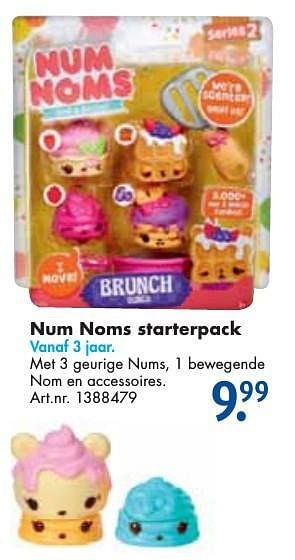 Aanbiedingen Num noms starterpack - Num Noms - Geldig van 24/09/2016 tot 07/12/2016 bij Bart Smit