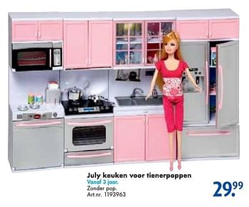 Aanbiedingen July keuken voor tienerpoppen - BFF July - Geldig van 24/09/2016 tot 07/12/2016 bij Bart Smit