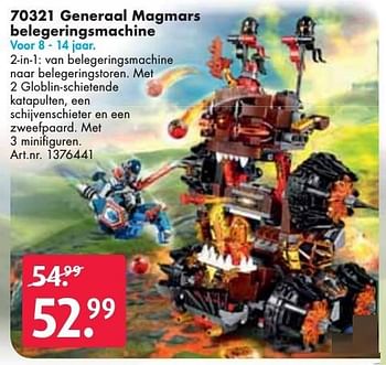 Aanbiedingen Generaal magmars belegeringsmachine - Lego - Geldig van 24/09/2016 tot 07/12/2016 bij Bart Smit