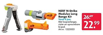 Aanbiedingen Nerf n-strike modulus long range kit - Nerf - Geldig van 24/09/2016 tot 07/12/2016 bij Bart Smit