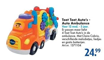 Aanbiedingen Toet toet auto`s - auto ambulance - Toet Toet Auto's - Geldig van 24/09/2016 tot 07/12/2016 bij Bart Smit