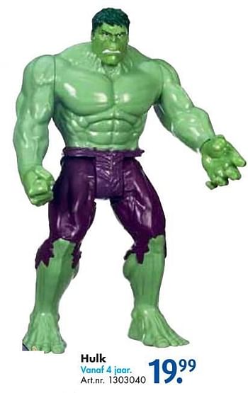 Aanbiedingen Hulk - Avengers - Geldig van 24/09/2016 tot 07/12/2016 bij Bart Smit