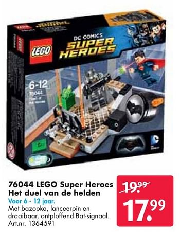 Aanbiedingen 76044 lego super heroes het duel van de helden - Lego - Geldig van 24/09/2016 tot 07/12/2016 bij Bart Smit