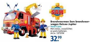 Aanbiedingen Brandweerman sam brandweerwagen deluxe jupiter - remote_pf_nl.BRANDweerman Sam - Geldig van 24/09/2016 tot 07/12/2016 bij Bart Smit