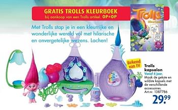 Aanbiedingen Trolls kapsalon - Dreamworks - Geldig van 24/09/2016 tot 07/12/2016 bij Bart Smit