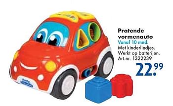 Aanbiedingen Pratende vormenauto - Huismerk - Bart Smit - Geldig van 24/09/2016 tot 07/12/2016 bij Bart Smit