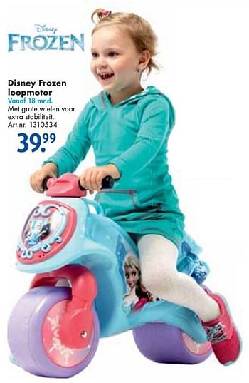 Aanbiedingen Disney frozen loopmotor - Disney  Frozen - Geldig van 24/09/2016 tot 07/12/2016 bij Bart Smit