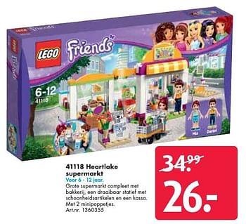 Aanbiedingen 41118 heartlake supermarkt - Lego - Geldig van 24/09/2016 tot 07/12/2016 bij Bart Smit