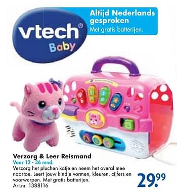 Aanbiedingen Verzorg + leer reismand - Vtech - Geldig van 24/09/2016 tot 07/12/2016 bij Bart Smit