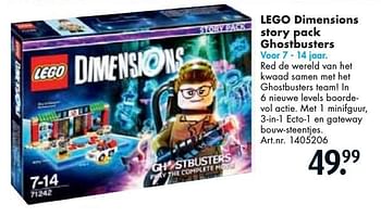 Aanbiedingen Lego dimensions story pack ghostbusters - Lego - Geldig van 24/09/2016 tot 07/12/2016 bij Bart Smit