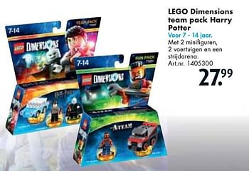 Aanbiedingen Lego dimensions team pack harry potter - Lego - Geldig van 24/09/2016 tot 07/12/2016 bij Bart Smit