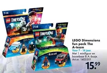 Aanbiedingen Lego dimensions fun pack the a-team - Lego - Geldig van 24/09/2016 tot 07/12/2016 bij Bart Smit