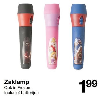 Aanbiedingen Zaklamp - Huismerk - Zeeman  - Geldig van 29/10/2016 tot 11/11/2016 bij Zeeman