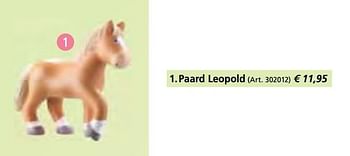 Aanbiedingen Paard leopold - Haba - Geldig van 27/10/2016 tot 31/12/2016 bij Multi Bazar